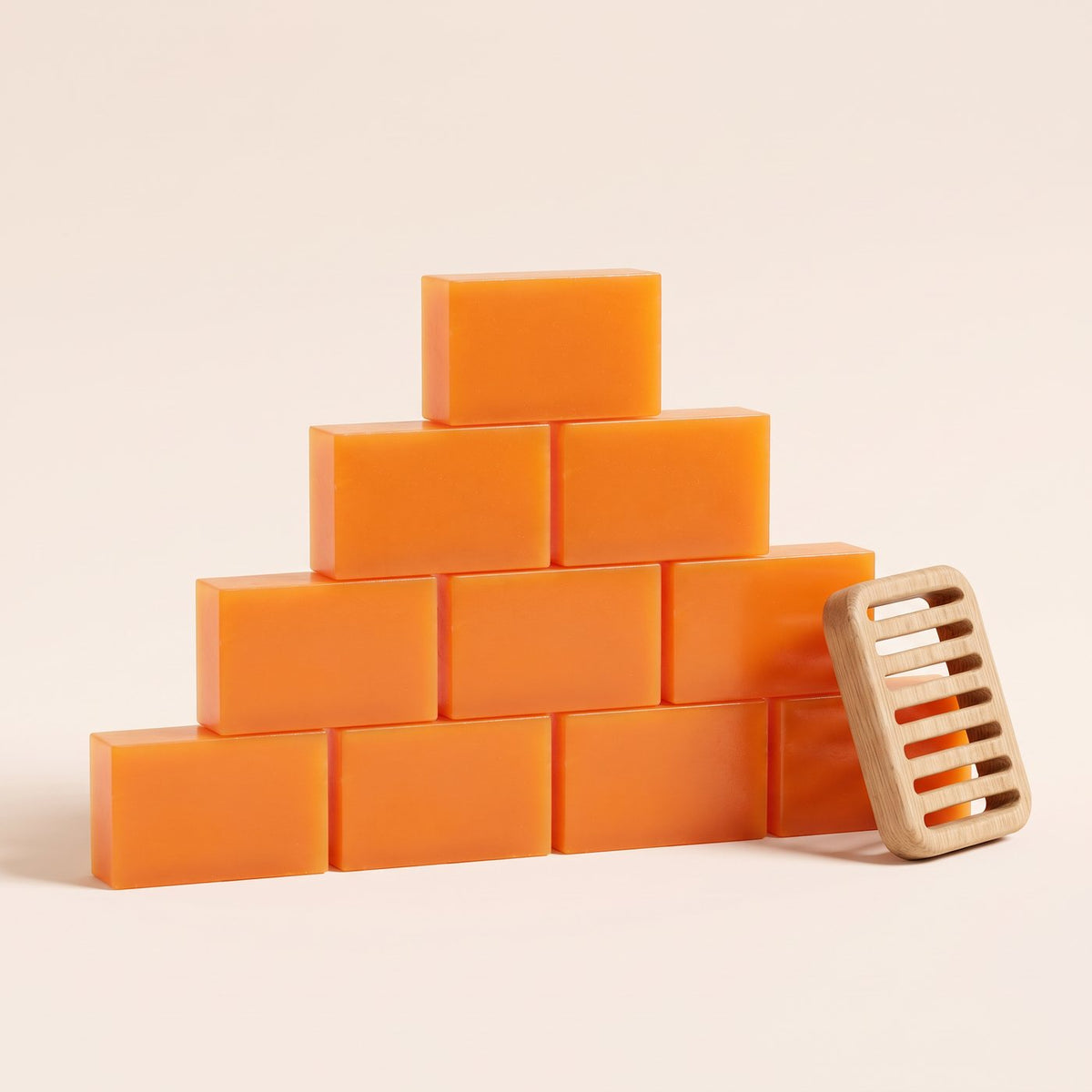 Lot de 10 savons Kiyora et porte-savon offert